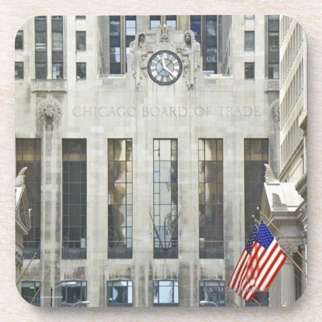 Porta-copo 'O Ministério do Comércio de Chicago, Chicago, (Frente)
