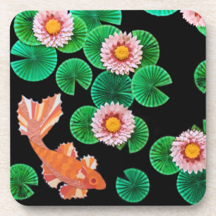 Porta-copo O Papel Koi Pond