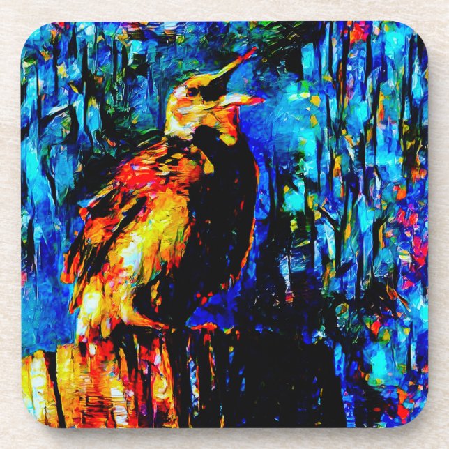 Porta-copo O pássaro Solitário 2 (Frente)