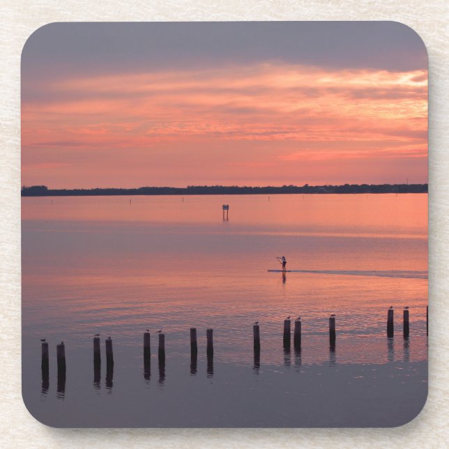 Porta-copo O pensionista noturno da pá parte (Frente)