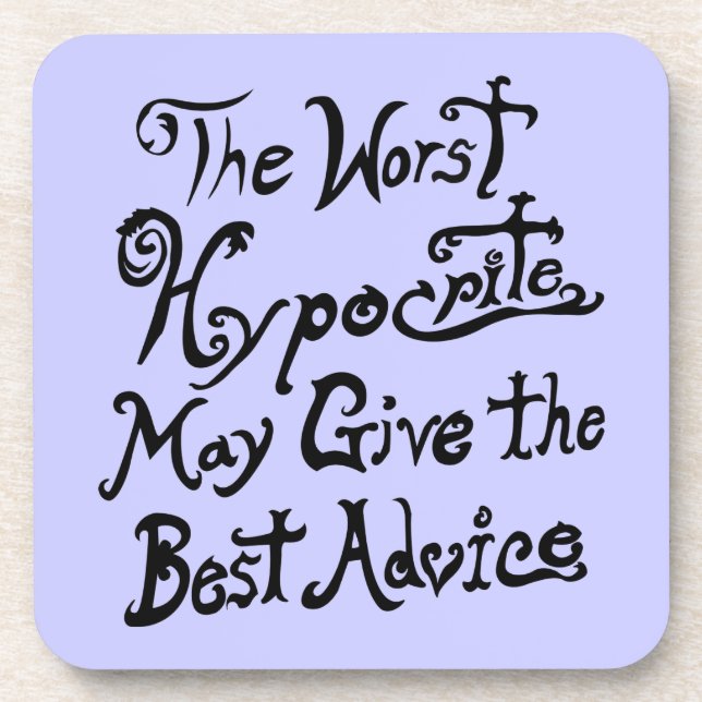 Porta-copo O pior hipócrita (Frente)