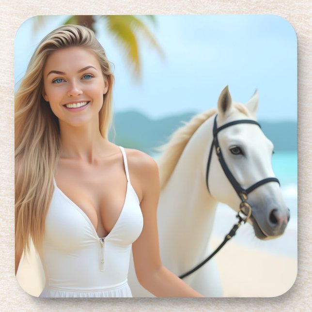 Porta-copo O plástico majestoso da Helen (Frente)