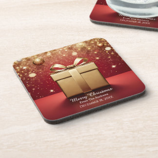 Porta-copo O Presente de Natal Real em Ouro