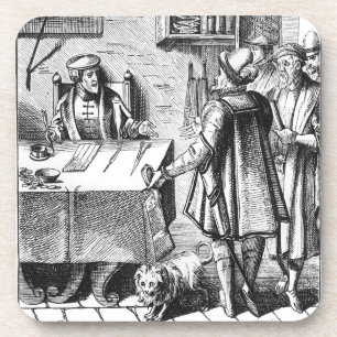 Porta-copo O receptor dos impostos, após um woodcut 'no uso