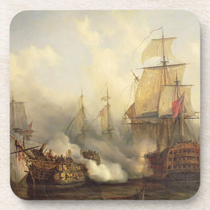 Porta-copo O Redoutable em Trafalgar, o 21 de outubro de 1805