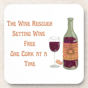 Porta-copo O Resgate de Vinho que Isenta de Vinho