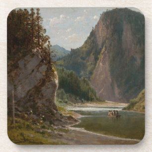 Porta-copo O rio Dunaje nas Montanhas do Pieniny