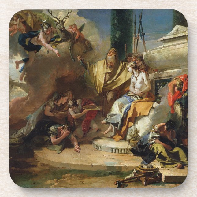 Porta-copo O sacrifício de Iphigenia (Frente)