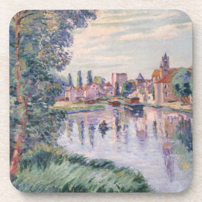 Porta-copo O Samois velho, c.1900 (óleo em canvas) (Frente)