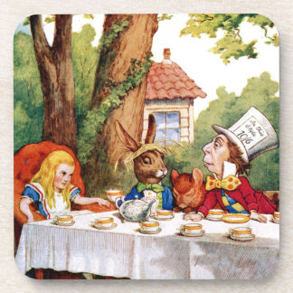 Porta-copo O tea party do Hatter louco no país das maravilhas