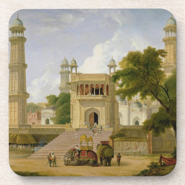 Porta-copo O templo indiano, disse ser a mesquita Abo-ul-Nab (Frente)