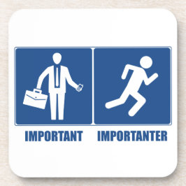 Porta-copo O Trabalho É Importante, Executar É Importante