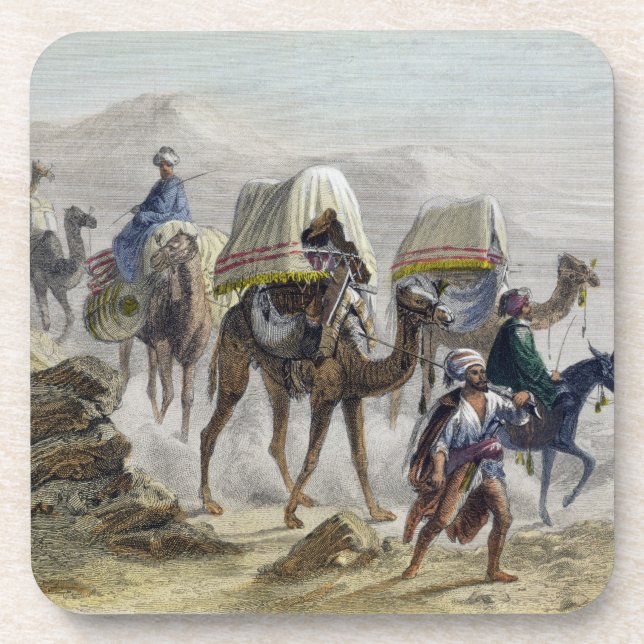 Porta-copo O trem do camelo, 'de Constantinople e do Blac (Frente)