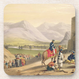 Porta-copo O vale de Maidan, 'dos esboços em Afghaunist