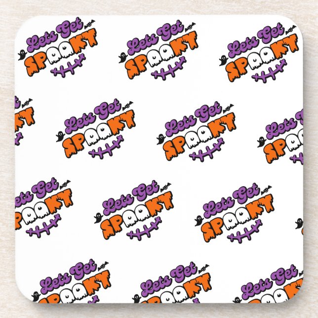 Porta-copo O Vamos Encantado de Halloween Chega à tona (Frente)