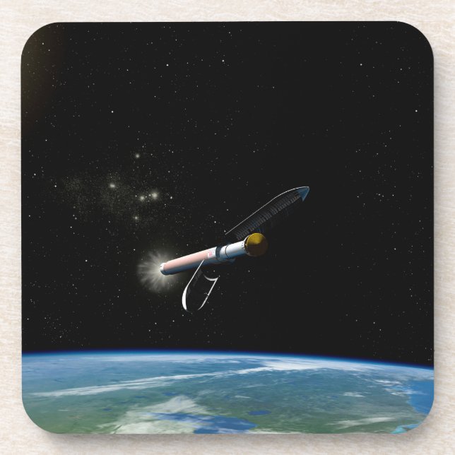 Porta-copo O Veículo De Lançamento Atlas V541 Em Órbita. (Frente)