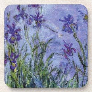 Porta-copo o vintage floresce lilac-irises-1917 monet.