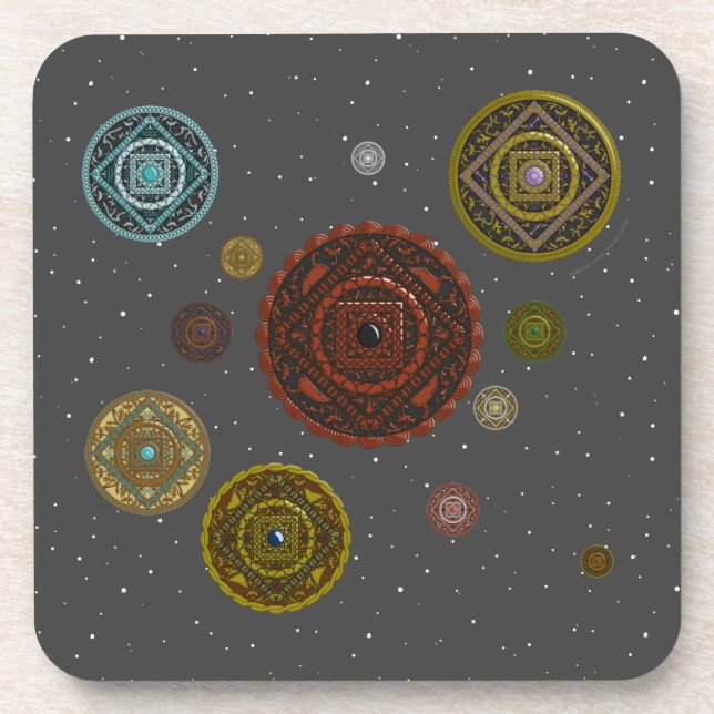 Porta-copo O Zodiac Square Coaster (Frente)