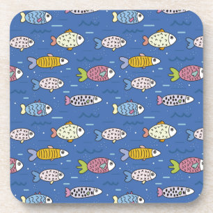 Porta-copo ocean life coaster set