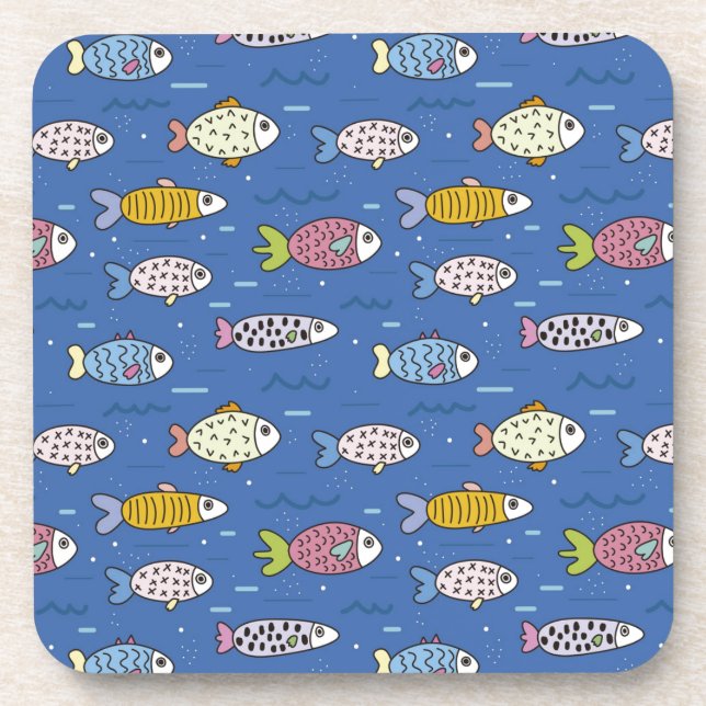 Porta-copo ocean life coaster set (Frente)