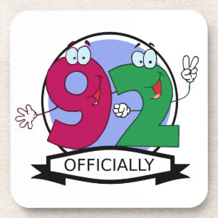 Porta-copo Oficialmente bandeira de 92 aniversários