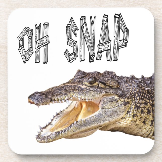 Porta-copo OH SNAP - Gator Irritado (Frente)