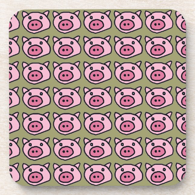 Porta-copo Oink . porcos (Frente)