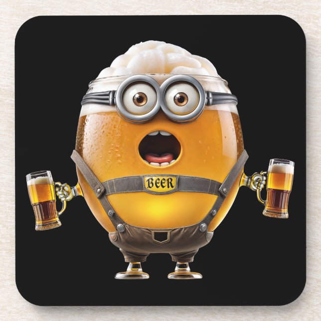 Porta-copo Oktoberfest Minion (Frente)
