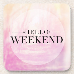 Porta-copo Olá! fim de semana