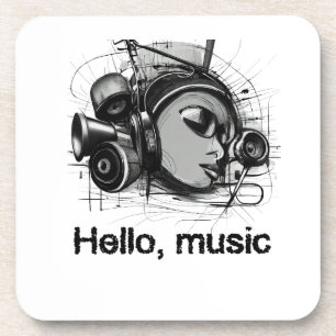 Porta-copo olá música