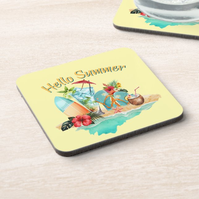 Porta-copo Olá Summer (Left Side)