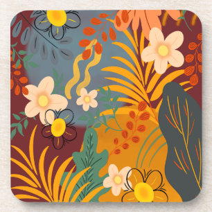 Porta-copo Olá, Tempo de Felicidade Primavera, Tropical Flora