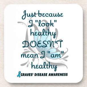 Porta-copo "Olhe" saudável/borboleta...