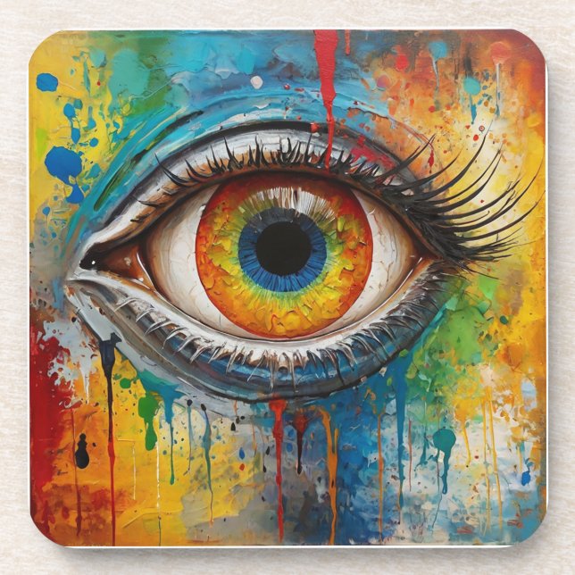 Porta-copo olho convidativo (Frente)