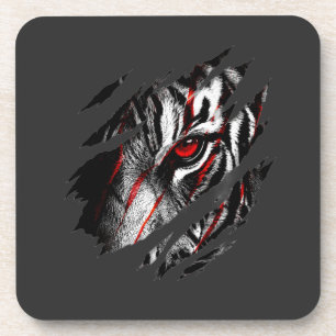 Porta-copo Olhos de Tigre Anime Através do Risco