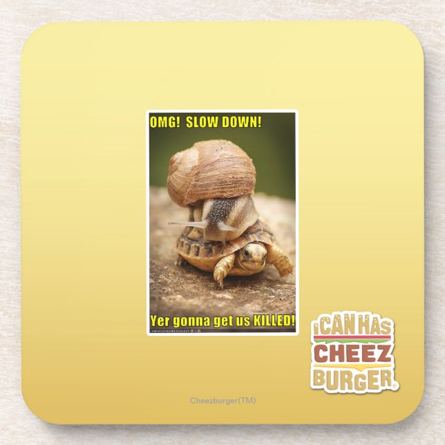 Porta-copo OMG! Slow down! (Frente)