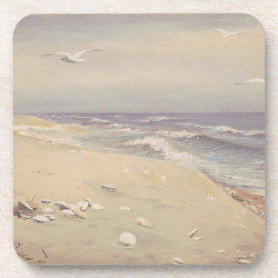 Porta-copo On the Beach (1879) - Vintage Coastal Art