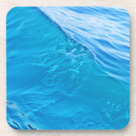 Porta-copo Onda de água azul