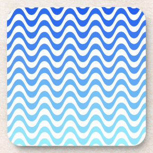 Porta-copo Ondas Azuis Gradiente