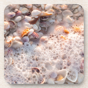 Porta-copo Ondas e Conchas de Entrada na Ilha de Sanibel