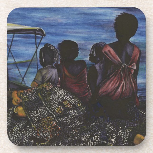 Porta-copo Onde está o Pai? Ilha Harbour, Bahamas (Frente)