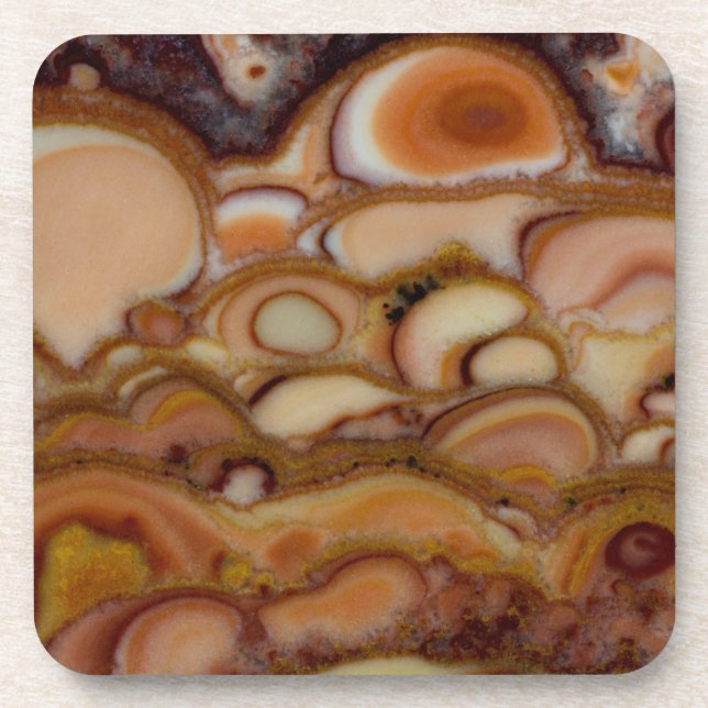 Porta-copo Ônix de Manchas Marrons (Frente)