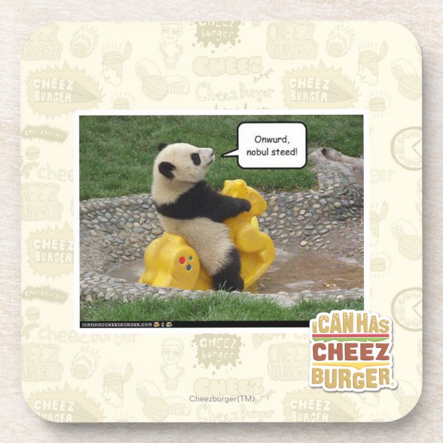 Porta-copo Onwurd, steed do nobul! (Frente)