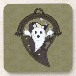 Porta-copo Ooh teh Ghost Square Coaster
