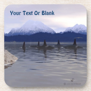 Porta-copo Orca de Água Escura