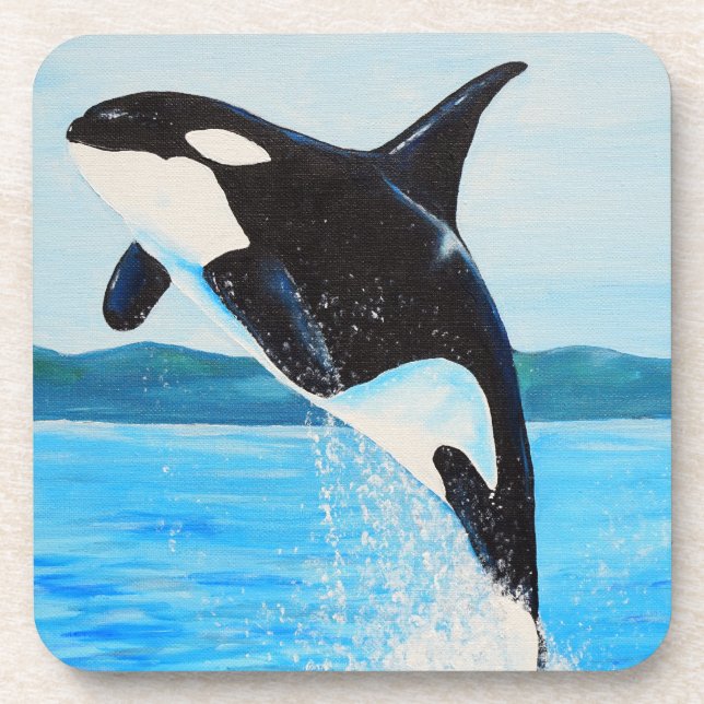 Porta-copo Orca Painting (Frente)
