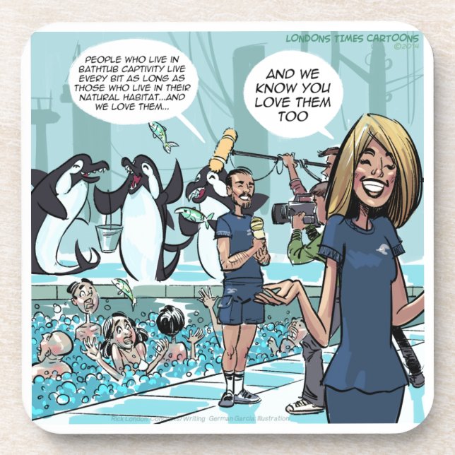 Porta-copo Orca Revenge do Rick London Funny (Frente)