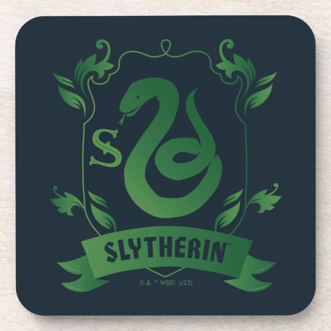 Porta-copo Ornamentado SLYTHERIN™ House Crest (Frente)