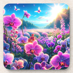 Porta-copo Orquídeas