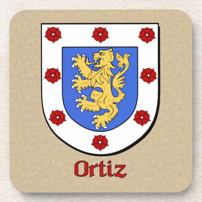 Porta-copo Ortiz Family Shield (Frente)
